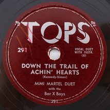 Mimi Martel, Bar X Boys - Down The Trail/Strange Little Girl 78rpm Record 291 - £9.97 GBP