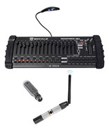 Rockville ROCKFORCE 384 Channel DMX Controller+Rechargeable Receiver+Transmitter
