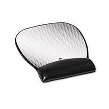 Mousepad and wrist rest black gel - $1,534.31 MXN