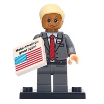 Donald Trump (American President) Moc Minifigures Block Gift for Kids - £2.46 GBP