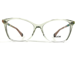 Woow Brille Rahmen Last Call 2 Col 3163 Pink Gestreift Klar Cat Eye 54-17-142 - £111.81 GBP