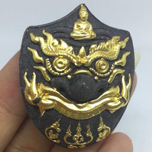Amulet Phra Rahuu with Takrud Garuda Gamble Rich Lucky Pendant by Nean K... - $38.88