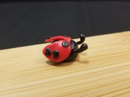 Handmade Miniature Clay Ladybug - £3.91 GBP
