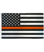 Thin Orange Line Flag 2x3ft Support EMS Personnel Support Search &amp; Rescu... - £3.81 GBP