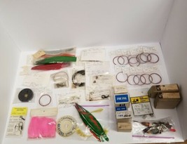 Vintage Fly Fishing Lot, Leaders, Parts, Feathers, Spools, Cheese Egg Rigs - £19.34 GBP