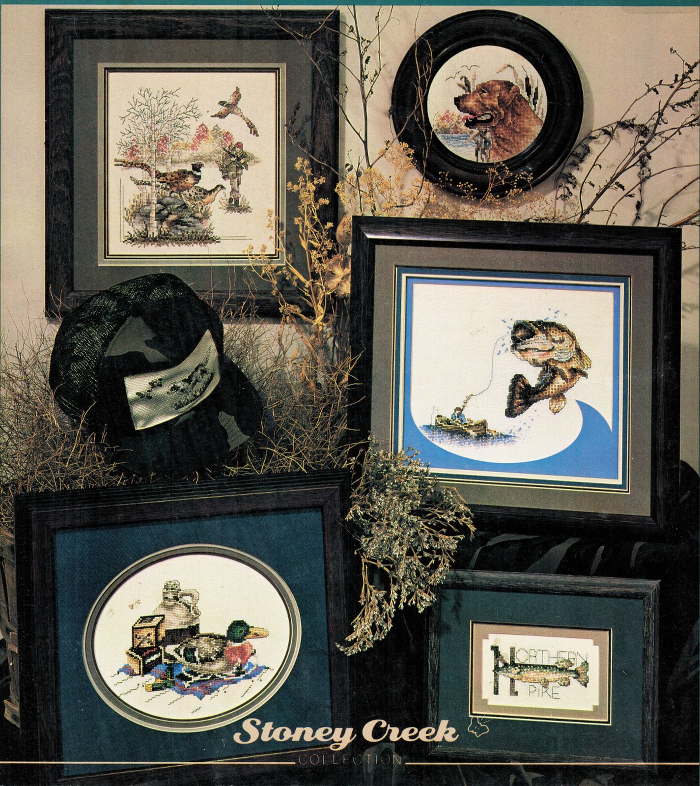 The Sportsmans Dream Lab Decoy Deer Mallard Fishing Hunting Cross Stitch Pattern - $12.99