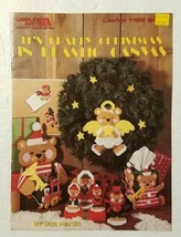 Leisure Arts Craft Leaflet Christmas Bear It&#39;s Bearly Christmas Plastic ... - £7.18 GBP