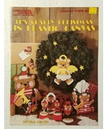 Leisure Arts Craft Leaflet Christmas Bear It&#39;s Bearly Christmas Plastic ... - £7.06 GBP