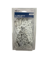 Commercial Electric 18 ft White Swag Light Complete Kit with Chain Cord ... - $240.85 MXN