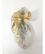 Vintage JEM &amp; The Holograms Glitter n Gold SKIRT w/ bow lame Jerrica Hasbro - $12.30 CAD