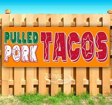 Pulled Pork Tacos Advertising Vinyl Banner Flag Sign Many Sizes Available Usa - $19.26+