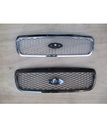 Black Chrome Style Grille Fit Ford Crown Victoria 1998-2011 6W7Z-8200-AA - £106.64 GBP