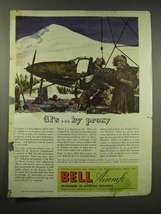 1944 Bell Aircraft Ad - GI's by Proxy - $18.49
