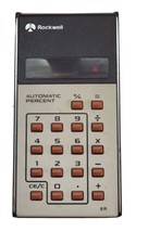 1970&#39;s Rockwell Electronic Calculator Model 8R - Working Condition - £6.29 GBP