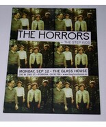The Horrors Concert Promo Card Glasshouse Pomona 2011 Battles Nisennenmo... - $27.66 CAD