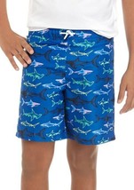 Crown &amp; Ivy Boy&#39;s Swim Trunks Sharks SMALL (8) &amp; MEDIUM (10) Bathing suit BNWTS - £15.17 GBP