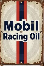Mobil Exxon Retro Vintage Gas Gasoline Oil Tin Sign 8x12 inches Station Wwy - $34.91 CAD