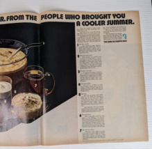 vintage 1971 Rums of Puerto Rico PRINT AD 8 drink recipes 2 pages - £15.81 GBP