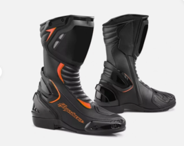 Suzuki Hayabusa Cowhide Motorbike Leather boots Ce Approved  - $150.00