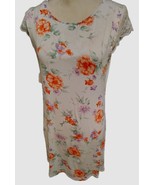 New Charter Club Lace-Short Sleeve Chemise Nightgown Blossoms -White Small - $192.42 MXN