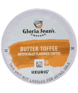 96/PACK - Gloria Jean&#39;s Butter Toffee Coffee K-Cup Pods BULK PACKAGING - $24.99