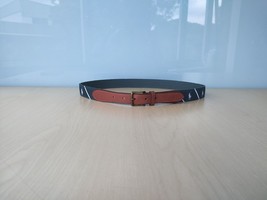 Polo Ralph Lauren Leather-Trim Signature Pony Belt $95  WORLDWIDE SHIPPING - £59.36 GBP