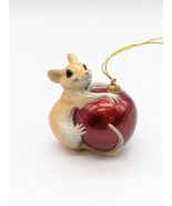 KITTY’S CRITTERS Mouse Hanging On Christmas Ornament In Original Box Rare - £45.47 GBP