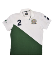 Barbour Polo Club Shirt Mens L White Short Sleeve Household Cavalry Team - £25.10 GBP