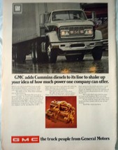 GMC The Truck People Magazine Advertising Print Ad Art 1969 - $4.99