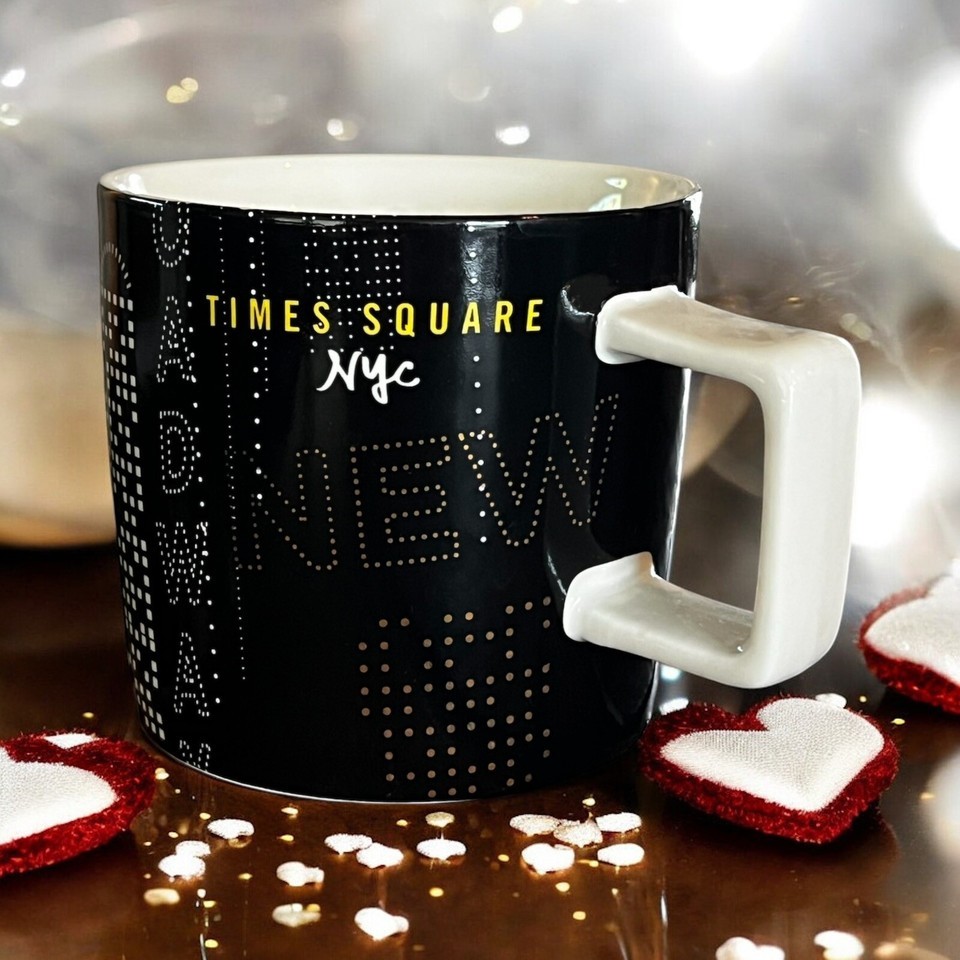 Starbucks 2018 Times Square NYC Collection 14 Oz Coffee Mug Cup EUC - $23.99