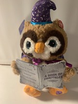  Octavius The Storytelling Owl 12&quot; Cuddle Barn Animated Stuffed Animal P... - £9.34 GBP