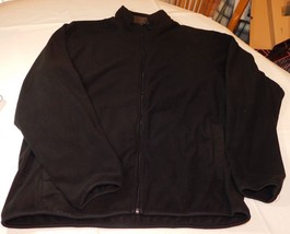 Falls Creek Womens Size L large Fleece Long Sleeve Jacket Black NWOT - £14.23 GBP