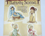 Nativity Punch Out Nativity Scene Kit Uncut Warner Press Vintage Unpunch... - $10.69
