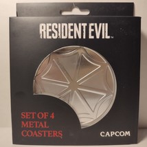 Resident Evil Coasters Set of 4 Official Capcom Collectible Drinkware Holders - £15.45 GBP