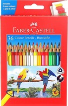 Faber-Castell Triangular Colour Pencils - 36 Shade (1 SET) - £17.40 GBP