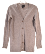 C by Bloomingdale&#39;s Cashmere Womens Cardigan Gray XS - £63.22 GBP