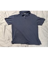 Murano Liquid Luxury Polo Shirt Men’s L Navy Blue 100% Cotton Soft Short... - €17,15 EUR