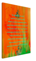 The Pendulum of Emotions by John - 28 x 40" Quality Stretched Canvas Word Art - $120.00