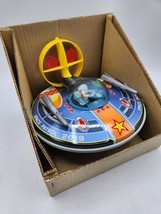 Vintage Yonezawa Space Patrol 2019 Flying Saucer Tin Battery In Box - Japan - £121.63 GBP