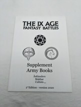 The IX Age Fantasy Battles Supplement Army Books Asklanders Makhar Cultists  - £23.34 GBP