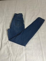 Fashion Nova AP4755 Women's Blue Denim Cotton Blend Jeans Size 9 (24×31) image 2