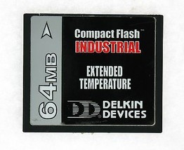 Delkin Devices 64MB Industrial Extended Temp CompactFlash CFX064E121-DAA... - $9.89
