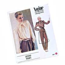 Vogue American Designer 2611 Anne Klein Sewing Pattern Blouse UnCut Miss... - $16.82