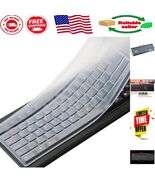 Clear Silicone Keyboard Cover for 104/107 Keys - Dustproof &amp; Waterproof - $280.49 MXN