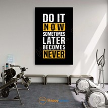 Gym Rules Wall Art Do It Now Workout Room Art Gym Poster Fitness Sign Decor-PA80 - £18.71 GBP+