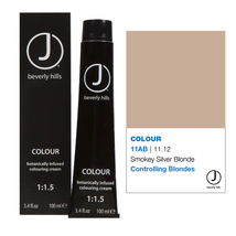 J Beverly Hills COLOUR Botanically Infused Hair Color Cream  - 11AB 11.12 Smokey