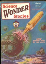 Science Wonder Stories #1-06/1929-ROCKET COVER-FRANK R PAUL-vg - £575.72 GBP