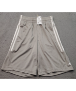 adidas Athletic Shorts Men&#39;s Small Multi Legends 3 Stripes Pockets Elast... - $23.12