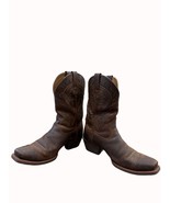 Ariat men’s brown leather western boots shoes 12EE SKU 6499 - $42.06