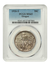 1926-S 50C Oregon PCGS MS65 - $331.01